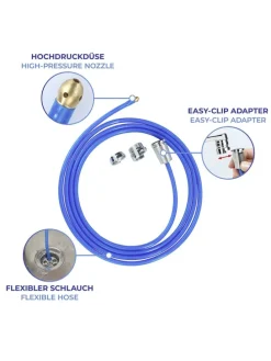 Rohrreinigungsschlauch in Blau - (L)250 x Ø 3 cm