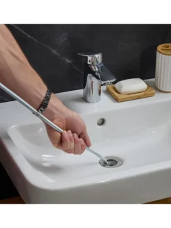 Rohrreinigungsspirale in Silber - 5 m