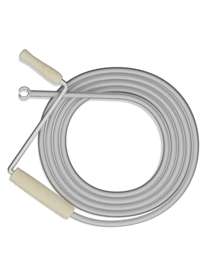Rohrreinigungsspirale in Silber - 3 m
