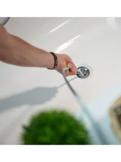 Rohrreinigungsspirale in Silber - 3 m