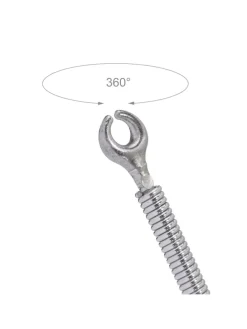 Rohrreinigungsspirale in Silber - 3 m