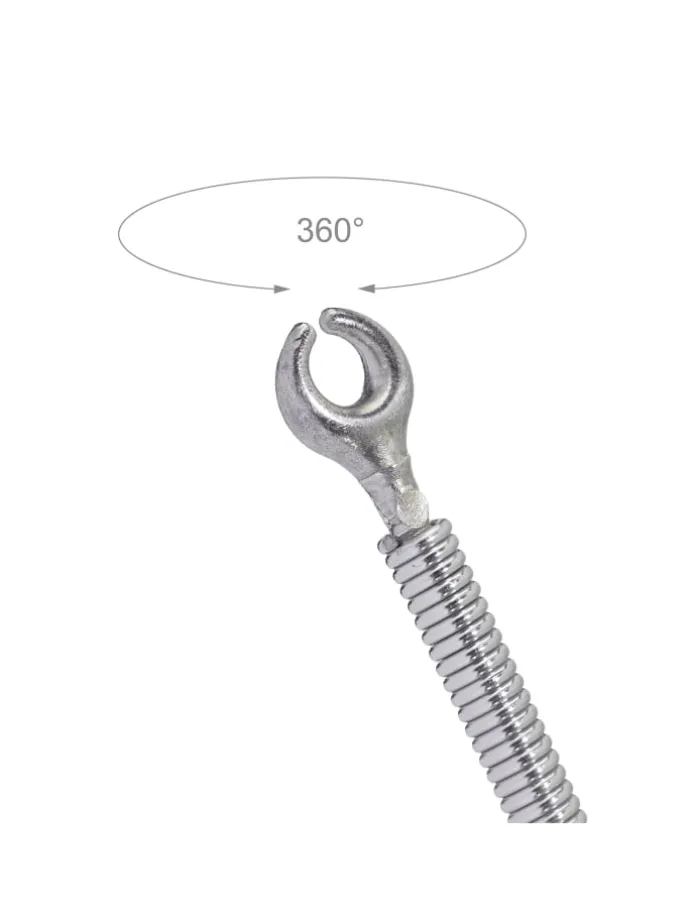 Rohrreinigungsspirale in Silber - 3 m