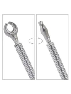 Rohrreinigungsspirale in Silber - (L)3 m