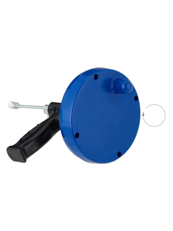 Rohrreinigungsspirale in Blau/ Schwarz - 6 m