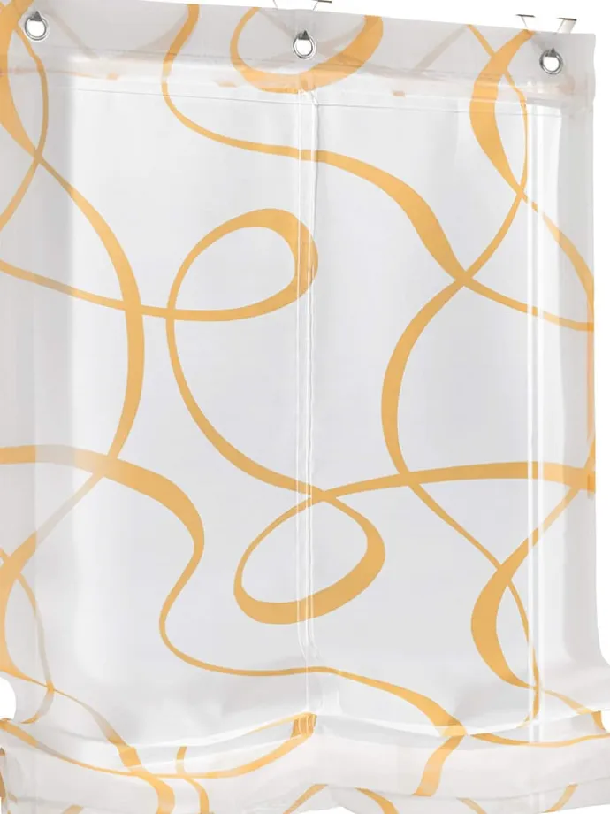 Rollo in Weiß/ Gelb