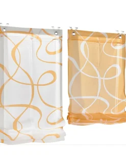 Rollo in Weiß/ Gelb