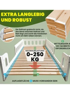 Rollrost Romo 15 - 22 Leisten Nordische Kiefer in Natur