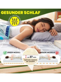 Rollrost Romo 15 - 22 Leisten Nordische Kiefer in Natur