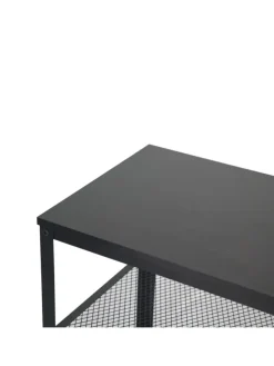 Rollwagen in Schwarz - (B)60 x (H)61 x (T)40 cm