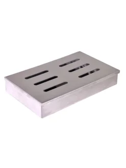 Räucherbox Edelstahl in silber