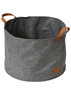 Rundkorb in Grau - (H)30 x Ø 30 cm