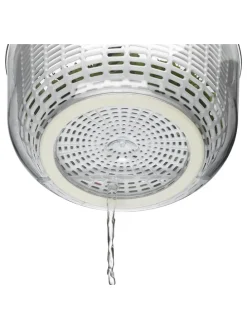 Salatschleuder in Transparent/ Grün - Ø 25 cm