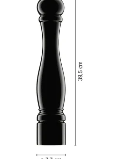 Salz- & Pfeffermühle in Schwarz - (H)42,3 x Ø 8,2 cm