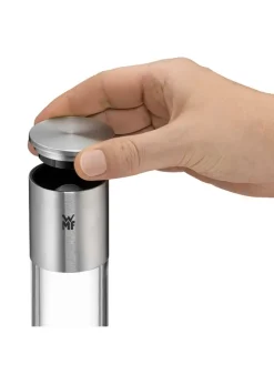 Salz- & Pfeffermühle in Silber - (H)18 x Ø 5 cm