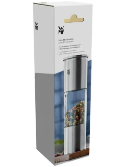 Salz- & Pfeffermühle in Silber - (H)18 x Ø 5 cm