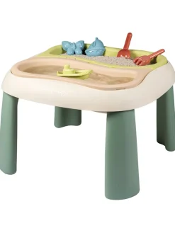 Sand- und Wasserspieltisch in Beige/ Grün - ab 18 Monaten