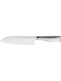 Santokumesser ''Grandgourmet'' in Silber - (L)32 cm