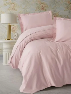 Satin-Bettwäsche-Set "Elegant" in Rosa