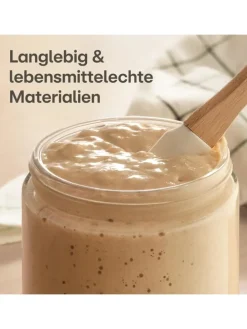 Sauerteig Starter Set aus Glas (700 ml) Komplett-Set mit Anleitung