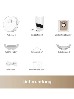 Saugroboter ''D9 Plus'' in Weiß