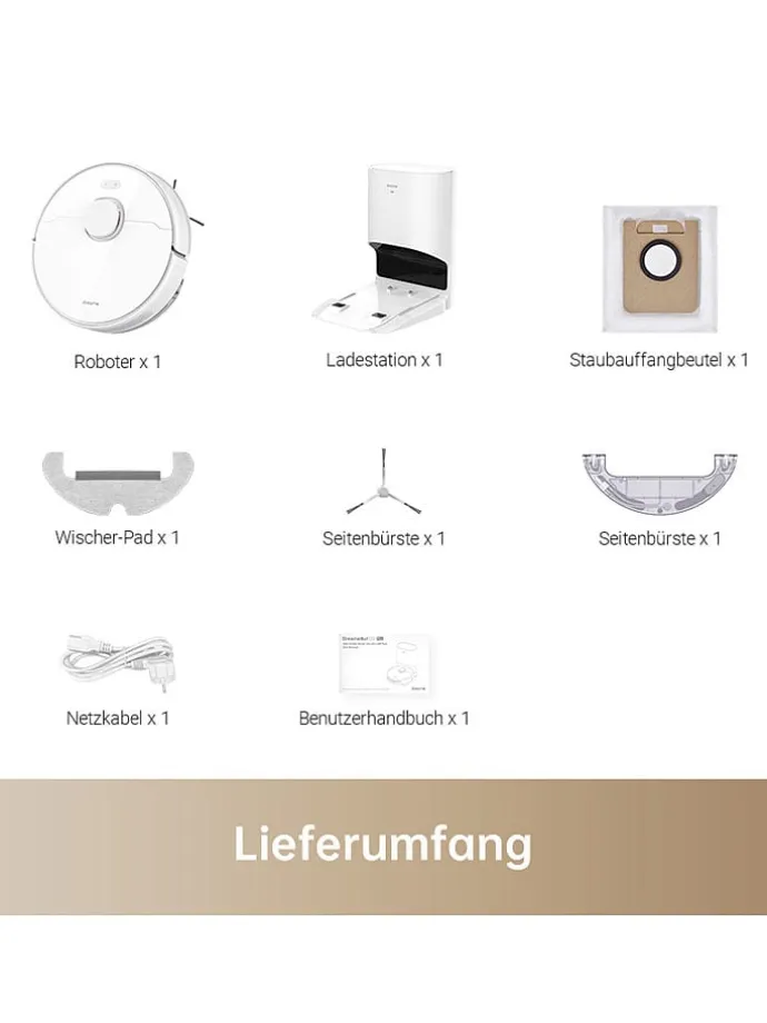 Saugroboter ''D9 Plus'' in Weiß