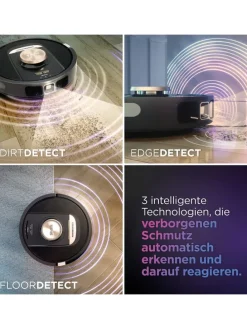 Saugroboter PowerDetect Self-Empty RV2820VEEU in schwarz