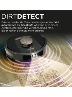 Saugroboter PowerDetect Self-Empty RV2820VEEU in schwarz