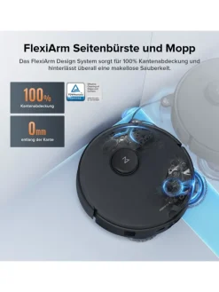 Saugroboter Qrevo Edge S5A in Weiß, 18500Pa, Dual Anti-Tangle-System