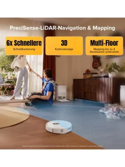 Saugroboter Qrevo S5V in Weiß