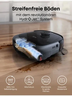 Saugroboter Robot Vacuum Omni E25 in schwarz