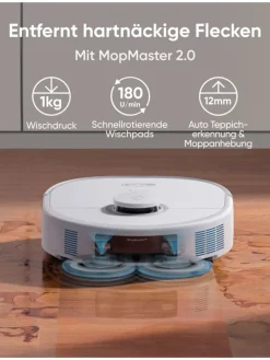 Saugroboter X10 Pro Omni in weiß