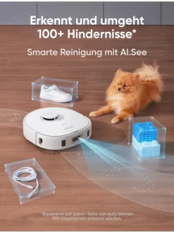 Saugroboter X10 Pro Omni in weiß