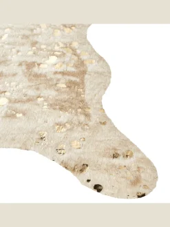 Schaffell BOGONG in Beige/Gold - (W) 130 x (H) 1 x (L) 170 cm