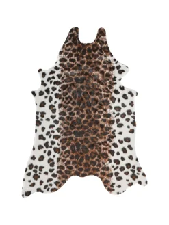 Schaffell BOGONG in Braun/Schwarz/Weiß - (W) 150 x (H) 1 x (L) 200 cm