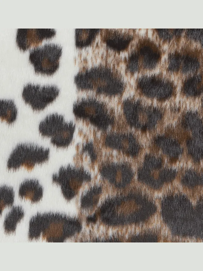 Schaffell BOGONG in Braun/Schwarz/Weiß - (W) 150 x (H) 1 x (L) 200 cm