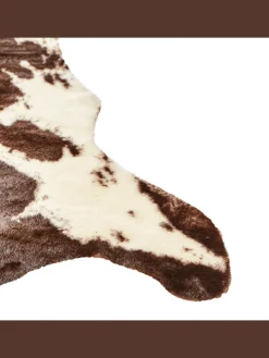 Schaffell BOGONG in Braun/Weiß - (W) 130 x (H) 1 x (L) 170 cm