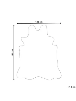 Schaffell KNOLL in Braun/Beige - (W) 130 x (L) 170 cm