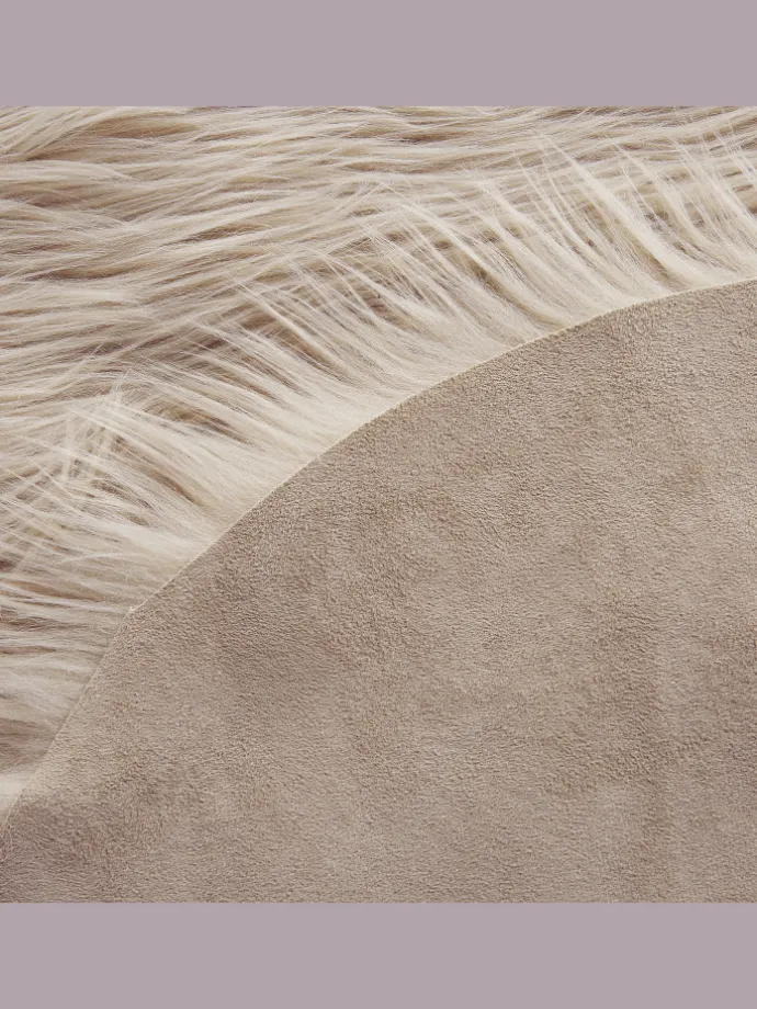 Schaffell MAMUNGARI in Beige - (W) 60 x (H) 6 x (L) 180 cm