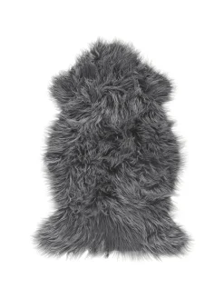 Schaffell MUNGO in Grau - (W) 63 x (H) 3 x (L) 95 cm