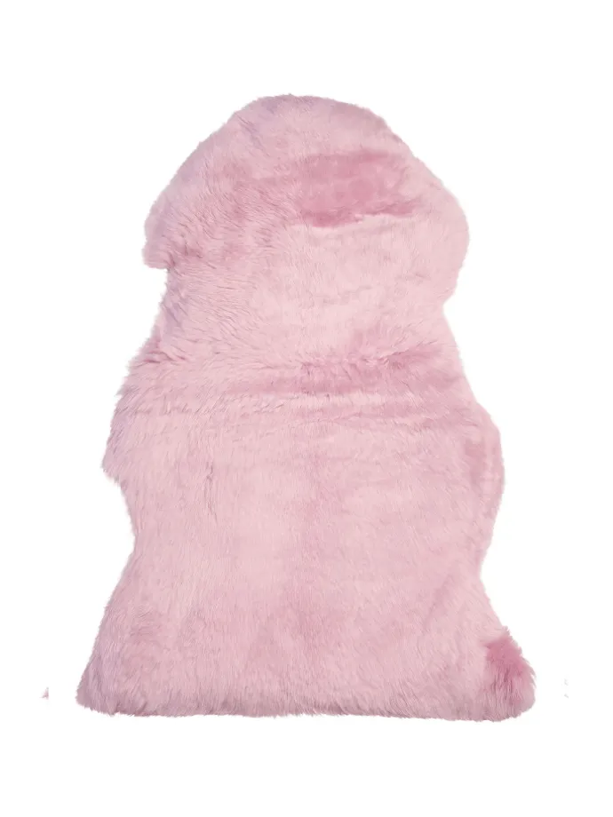 Schaffell ULURU in Rosa - (W) 65 x (H) 8 x (L) 100 cm