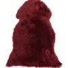 Schaffell ULURU in Rot - (W) 65 x (H) 8 x (L) 100 cm