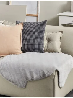 Schaffell UNDARA in Grau - (W) 60 x (H) 1 x (L) 90 cm