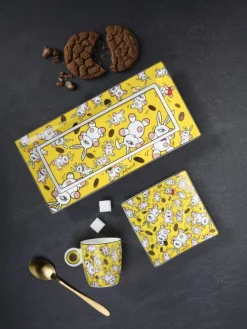 Schale " Bergonzoli Magic Bunny Gold " in Bunt