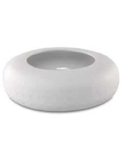 Schale " Mia " in Biskuit weiß