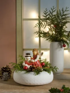 Schale " Mia " in Biskuit weiß