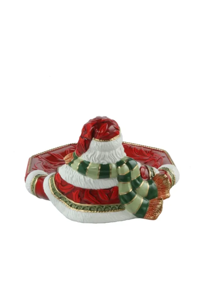 Schale " Santa präsentiert " in Bunt