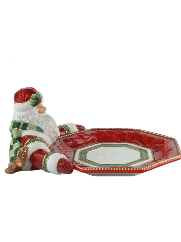 Schale " Santa präsentiert " in Bunt