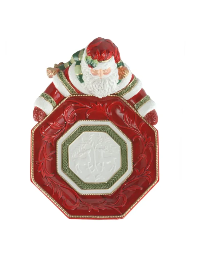 Schale " Santa präsentiert " in Bunt