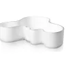 Schale "Aalto" in Weiß - (B)19,5 x (H)5 cm