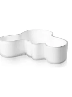 Schale "Aalto" in Weiß - (B)19,5 x (H)5 cm